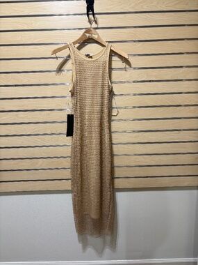 bebe open knit maxi dress Brynn Orchid Knit Maxi Dress / Baby Blue | MESHKI